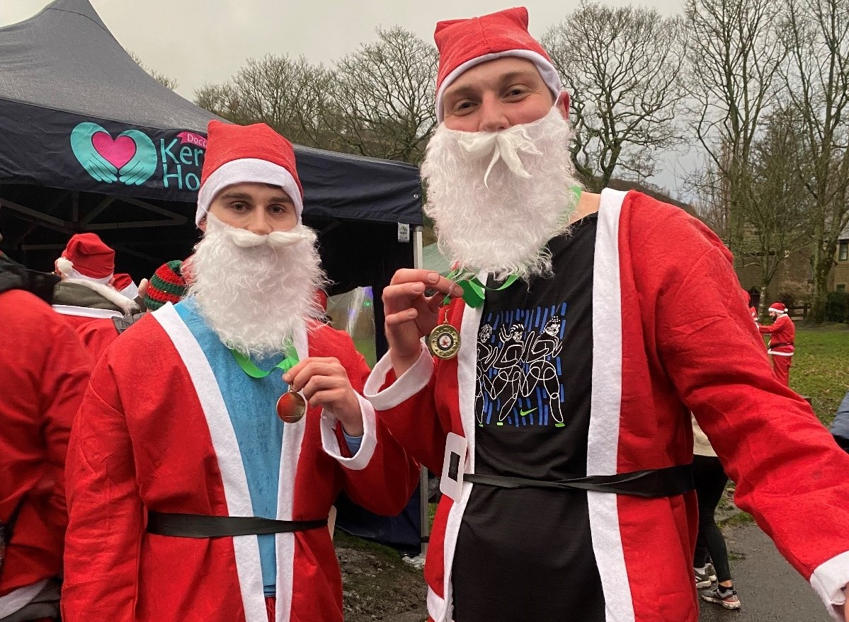 Santa’s Come Together to Support the Hospice