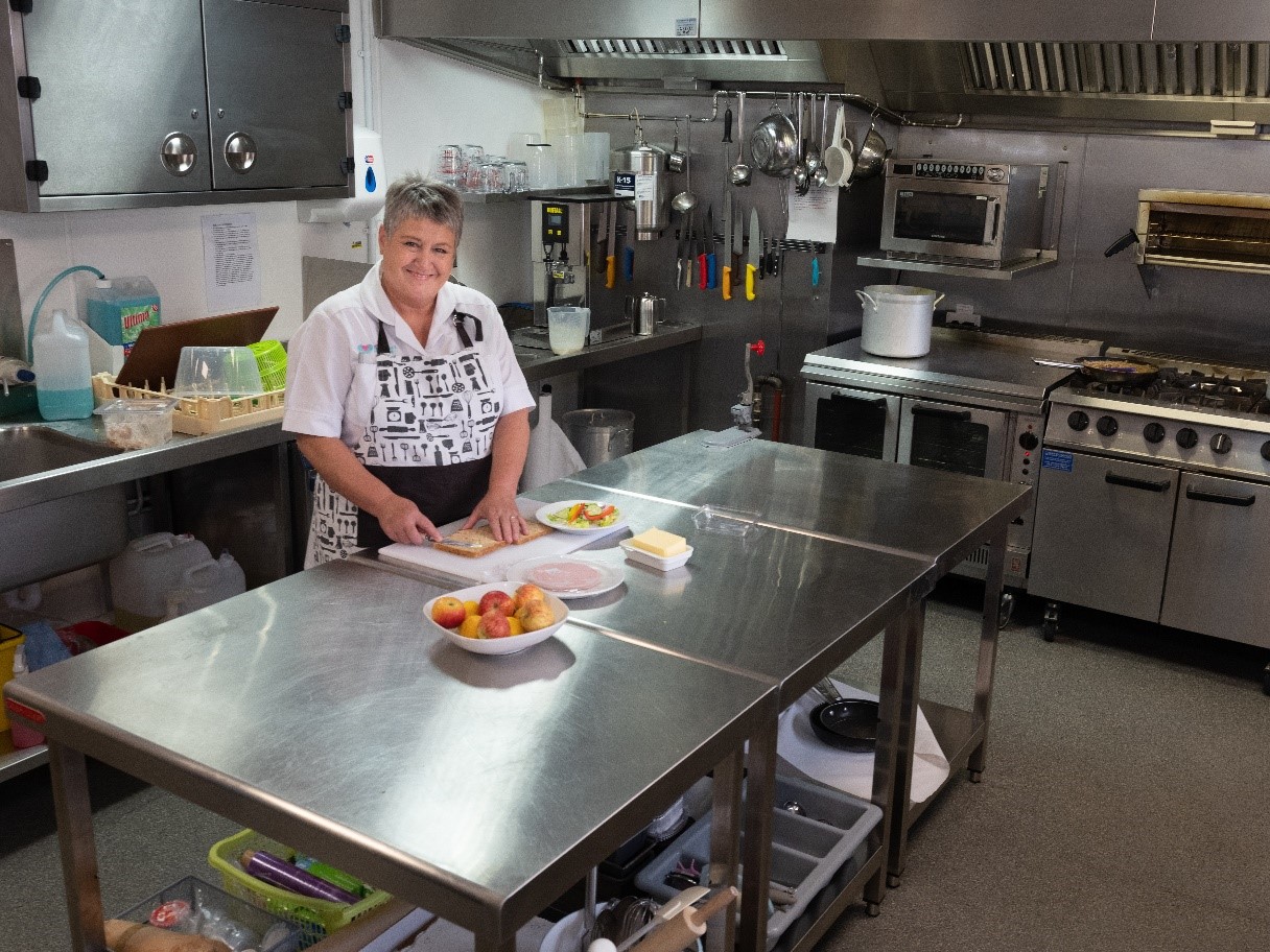Gail, the Hospice’s Catering Manager